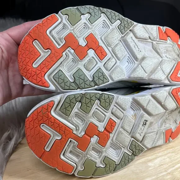 Hoka One One Clifton 5 Running Shoe Womens Sz 7.5 Cushioned Vapor Blue Iron Gray - Picture 15 of 16